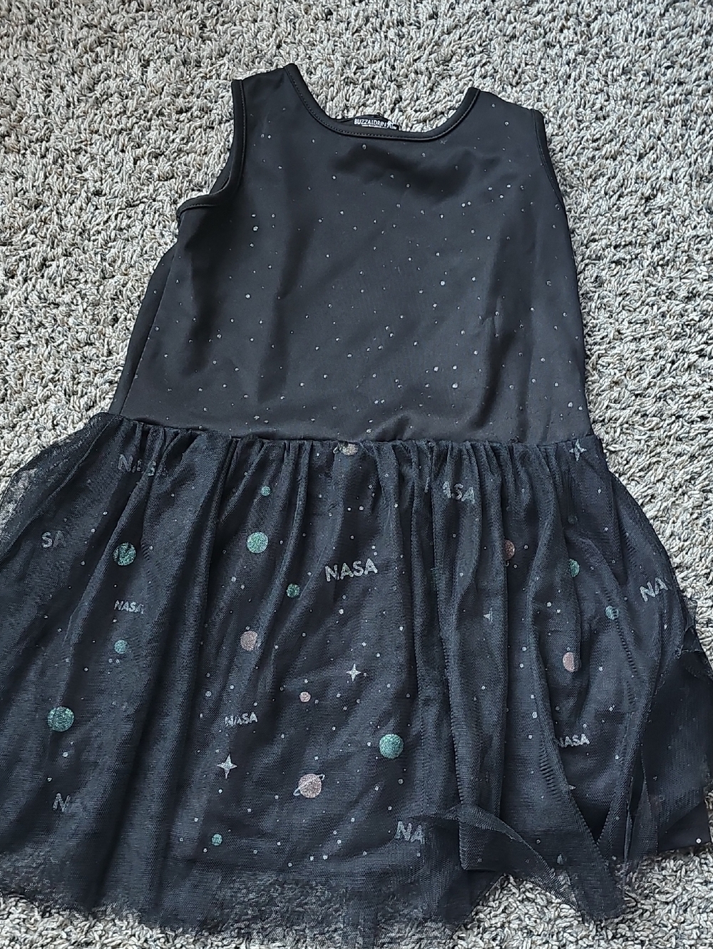 NASA Black Space Tulle Dress